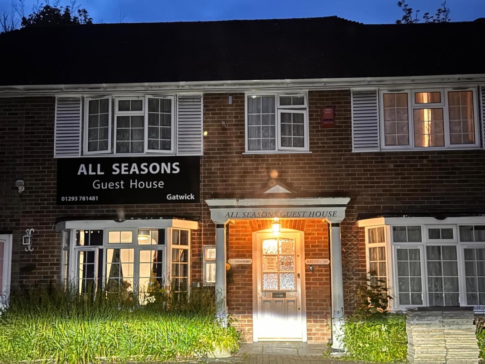 All Seasons Gatwick Guest House & Parking Horley Dış mekan fotoğraf